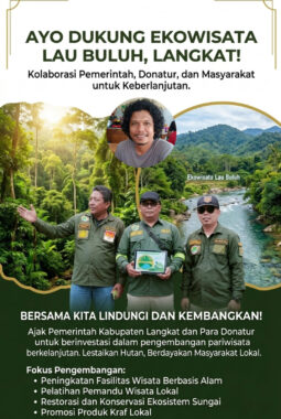 REAKSI Ajak Pemerintah & Donatur Dukung Ekowisata Lau Buluh Langkat: Jaga Leuser, Sejahterakan Warga