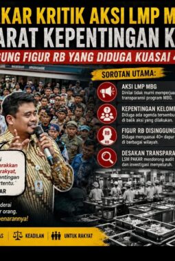 LSM PAKAR Kritik Aksi LMP MBG: Dinilai Sarat Kepentingan Kelompok Hingga Singgung Figur RB Yang diduga Kuasai 40 Lebih Dapur