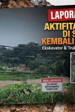GALIAN C DIBANTARAN SUNGAI ULAR KEMBALI VIRAL, EKSKAVATOR DAN TRUK TEREKAM SEDANG BEROPERASI