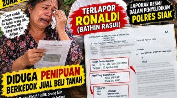 KLAIM ULAYAT TAPI PAKAI SKRPT PRIBADI: RONALDI TAK BISA BUKTIKAN LEGALITAS TANAH HPL, MALAH SESUMBAR DAN BLOKIR MEDIA! KAPOLRES SIAK, TANGKAP TERLAPOR!!