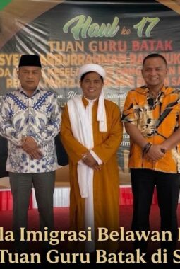Kepala Imigrasi Belawan Hadiri Haul ke-17 Tuan Guru Batak di Simalungun, Doa Keselamatan Bangsa dan Resmikan Rumah Tahfidz